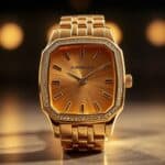 Jam Tangan dengan Emas 24K