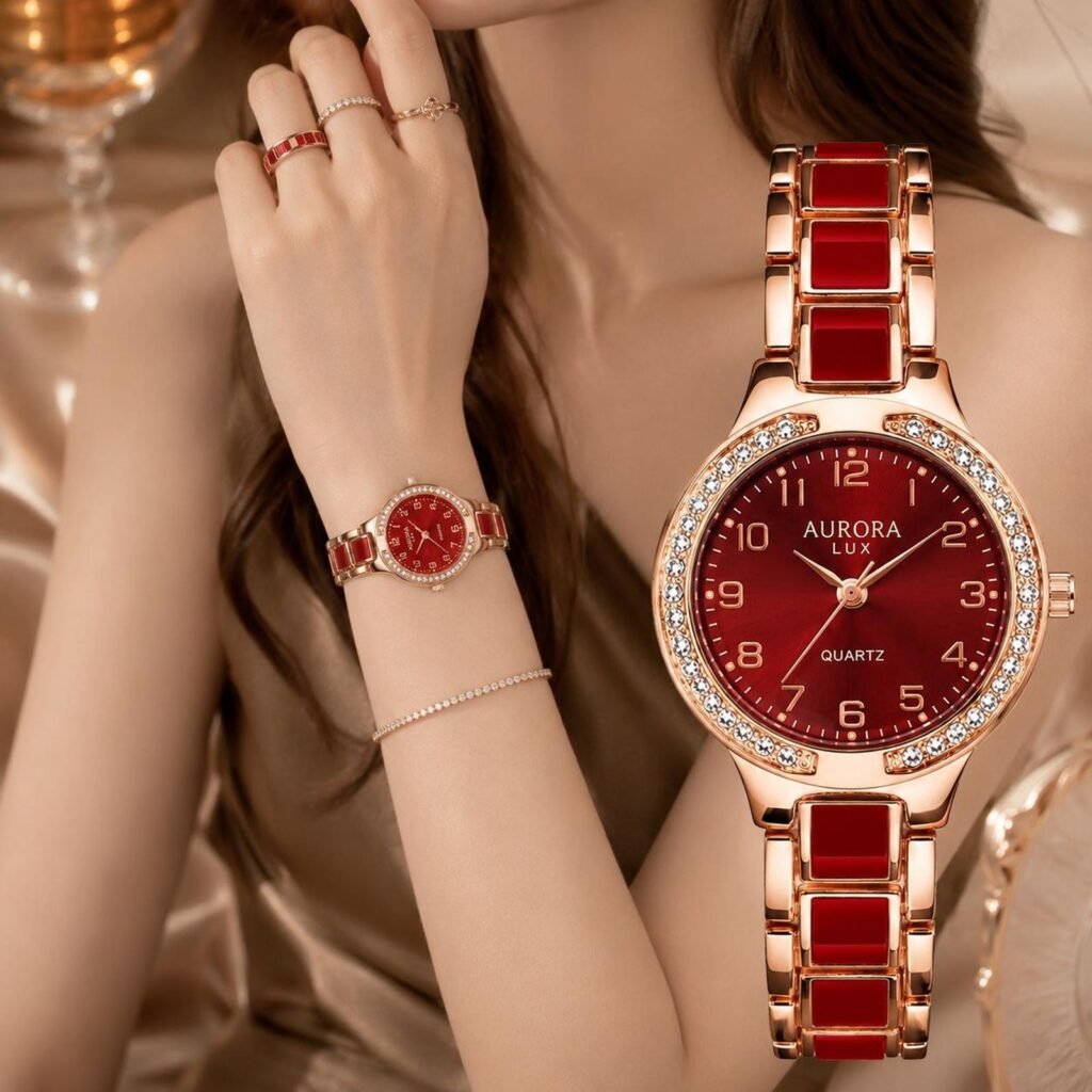 Jam Tangan Wanita Aurora Lux 7340