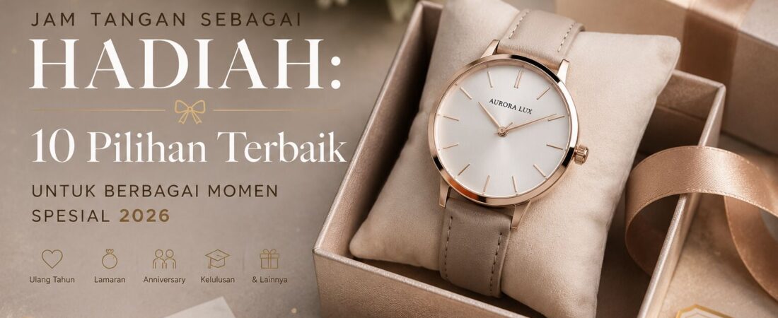 Jam Tangan sebagai Hadiah: 10 Pilihan Terbaik untuk Berbagai Momen Spesial 2026