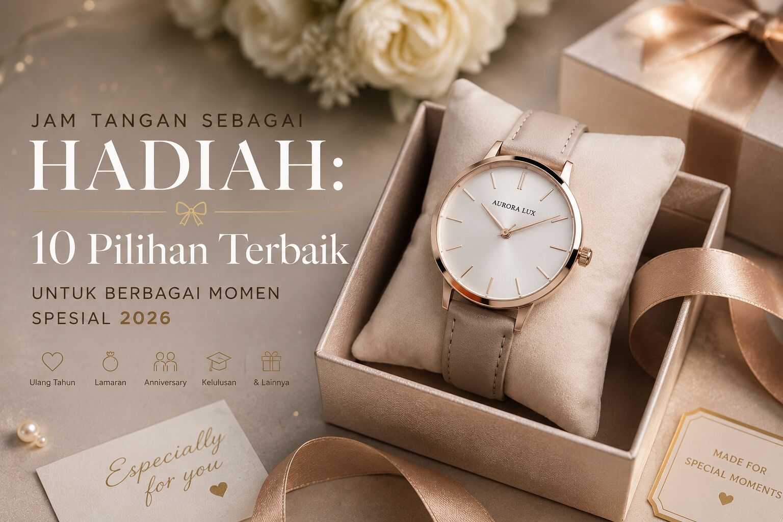 Jam Tangan sebagai Hadiah: 10 Pilihan Terbaik untuk Berbagai Momen Spesial 2026